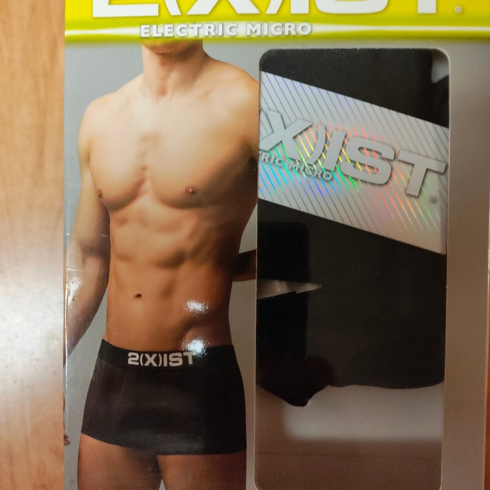 2(X)ist Electric Micro Boxer Trunk Black